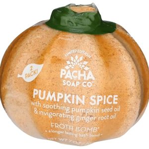 PACHA SOAP Pumpkin Spice Froth Bomb, 7 OZ