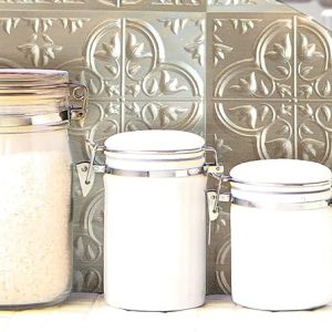 Gray Tin Self-Adhesive Wall Tiles (Pack of 10), 12 inch x 12 inch