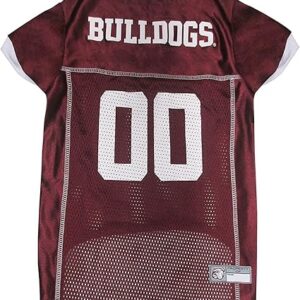 Pets First NCAA College Mississippi State Bulldogs Mesh Jersey for DOGS & CATS, X-Large