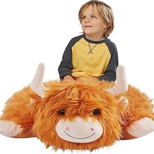 Pillow Pets Jumbo 30" Highland Cow