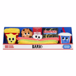 BARK Food Court Dog Toy Bundle, 5 Count