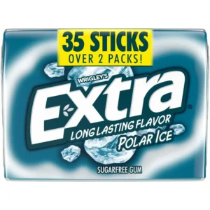 Extra Polar Ice Sugar Free Chewing Gum Pack 35 pc - Pack of 2
