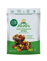 JOJO's Chocolate Original Vegan Dark Chocolate Candy Bars, 3.9 oz Pack Of 6