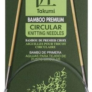 Clover 3016/24 Takumi Bamboo Circular 24-Inch Knitting Needles, Size 10.5
