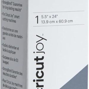 Cricut Joy Smart Iron-On Vinyl, Gray, 5.5" x 24"