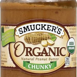 Smucker's Organic Natural Chunky Peanut Butter, 16 Ounces