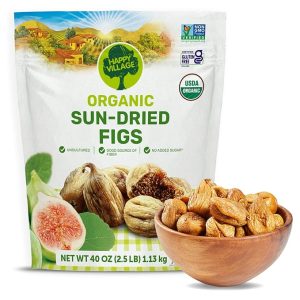 Happy Village Organic Sun-Dried Figs 2.5 lb