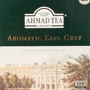 Ahmed Tea Aromatic Earl Grey Tea Bags, 100 count