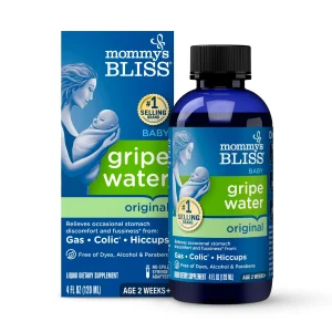 Mommy's Bliss Gripe Water Original, Relieves Stomach Discomfort, Over-the-Counter, 4 fl oz