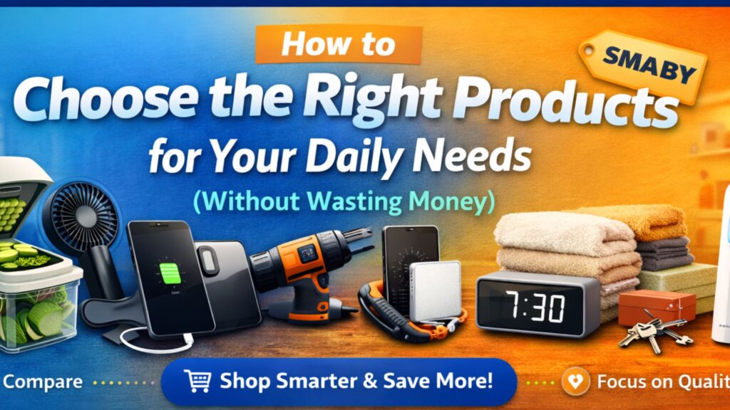 How to Choose the Right Products for Your Daily Needs
